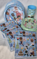 Large New Festive Party Lot - Plates, Cups & Napkins