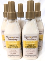 5 New Cr&egrave;me of Nature Pure Honey Break Up Breakage Leave-In Conditioners - 236.5ml ea