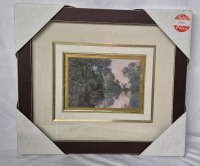 Beautiful Framed "The Seine At Giverny, Morning Mists" Artscapes Fine Art Giftcard with COA by Claude Monet, 1840-1926 15 by 13"