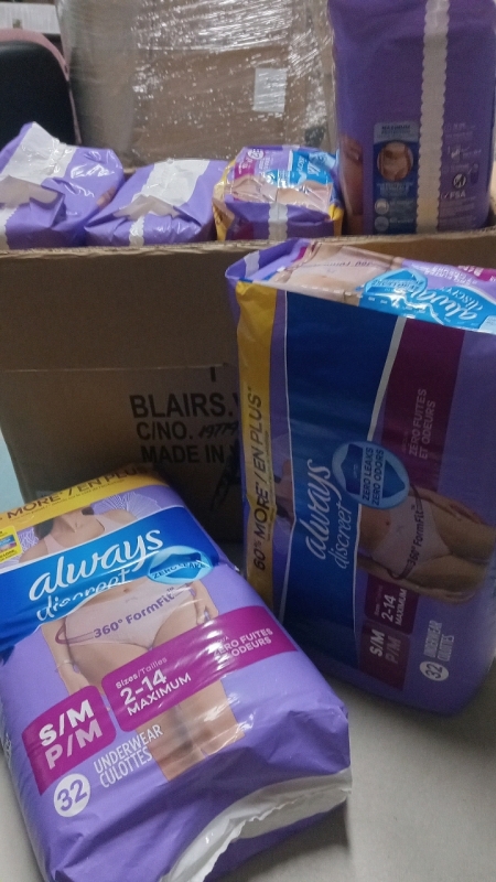 6 New | Always Discreet Underwear | 1 L and 5 M