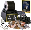 New NATIONAL GEOGRAPHIC Professional Rock Tumbler with Gemfoam