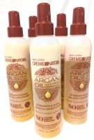 5 New Cr&egrave;me of Nature ARGAN OIL Strength & Shine Leave-In Conditioners - 250ml ea
