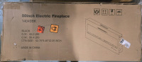 As New | 50 inch Ultra-Thin Electric Fireplace in-Wall Recessed and Wall Mounted Linear Fireplace Heater | * Retails $300+ *