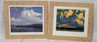 2 Limited Edition Prints By Tom Thompson. 2/50 "Thunderclouds" & 115/495 "Storm Clouds". Both 11.5" by 10.5"