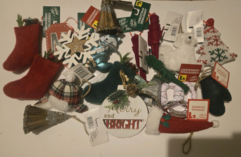 20 New | Assorted Holiday Christmas Ornaments