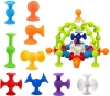 New 33-Piece Sorting & Stacking Suction Bath Toys