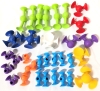 New 33-Piece Sorting & Stacking Suction Bath Toys - 2