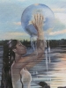 Limited Edition #30/350 by Debie Fitzgerald Signed Framed Triple Matted Under Glass - 12" x 13" - 5