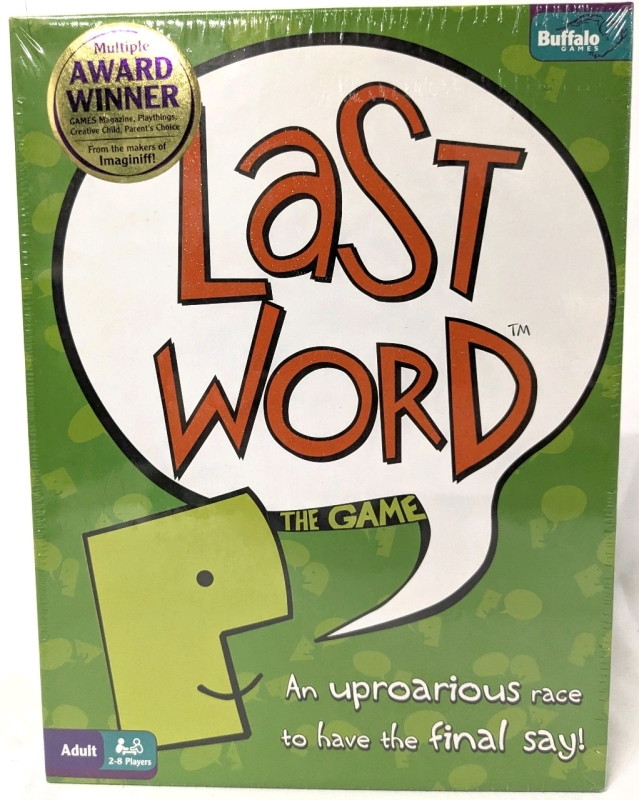 New LAST WORD the Game : Uproarious Race to Have the Final Say! For 2-8 Players