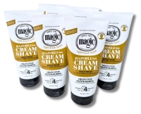 6 New SoftSheen-Carson MAGIC RazorlessCream Shave for Bald Heads : Works in 4 Minutes, Helps Stop Razor Bumps! - 170g ea