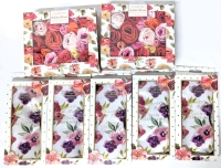 7 New Belle Maison : 2x Wild Roses Scented Soap Petals 70g ea, 5x Breathe and Relax Satin Sleep Masks