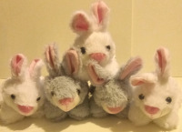 5 New | Absolutely Adorable Mini Stuffed Bunnies