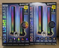 4 New | Sentry RGB Light Bars | Lights Move To Your Voice & Music