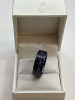 Chic Blue Starry Sky Ring 316 Stainless Steel Ring Size 10 - 4