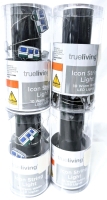4 New Icon Warm White LED String Light Strands : 2 Each Camper Van & French Bulldog