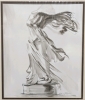 Original Ink & Watercolor by Eva Nikulin Signed Double Matted Under Shrinkwrap - 19" x 17" - 2