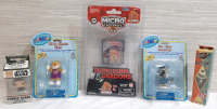 Lot of Miniature Figurines and Toys, Including Micro Figures Dungeons & Dragons Umber Hulk, Webkinz Three Cheers Tiger & Tee Time Raccoon, Pocket Pop Funko Pop Star Wars Fennec Shand Keychain & Metal Kazoo
