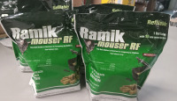 4 New | Ramik Mouser RF | 1 Bait Station w/ 16 one Oz Mini Bars