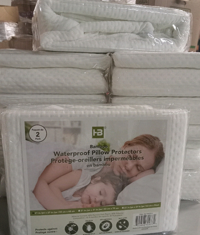 10pcks New | Bamboo Waterproof Pillow Cases | 20ttl