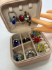 Soft Rose Margot Jewelry Box With Rings 2 x 4 x 4 Inch