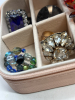 Soft Rose Margot Jewelry Box With Rings 2 x 4 x 4 Inch - 3