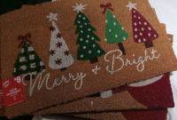 4 New | Christmas Door Mats | Ea. Measure 27x18"