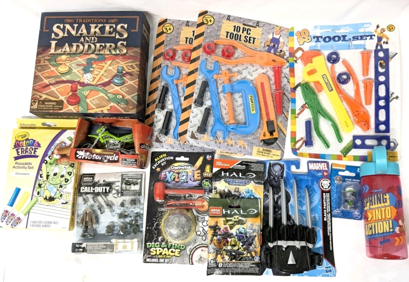 New Toys, Games & Activities : ZAK! Paw Patrol 473ml Water Bottle, Mega Construx HALO & Call of Duty + More