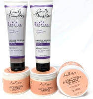 New Hair Care : Carol's Daughter Black Vanilla Shampoo & Conditioner (250ml ea) + 3x Shea Moisture Curl Enhancing Smoothies (284g ea)