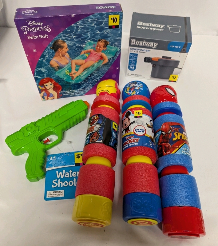 New Water Fun Lot with Air Pump.