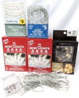 2 New Packs of Plug-In Mini Lights & 4x Battery-Operated Fairy & Twinkle String Lights | Between 5ft - 32.8ft