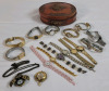 16 Assorted Ladies Watches & Time Pieces w/Jewelry Box . Untested