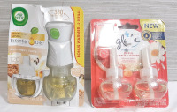 New Air Wick Brown Sugar and Vanilla Scented Oil Wall Outlet Air Freshener & Glade Joyful Citrus & Daisies Refills