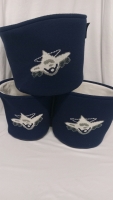 3 New | Airplane Decorative Baskets