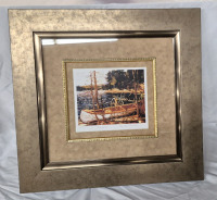 The Canoe Framed Print # 483/500 by Tom Thompson 22 by 23" Group of Seven
