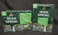 16 New Irish Spring Soap Bars 104.8g per Bar - Original Clean Scent with Flaxseed - 16 Bars Total