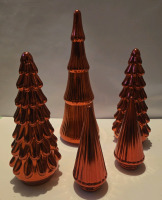 5 New | Red Decorative Table Top Decor | Tallest Tree Measures 13" Tall