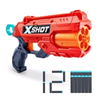 New Zuru X-Shot Reflex 6 Dart Blaster with 12 Darts