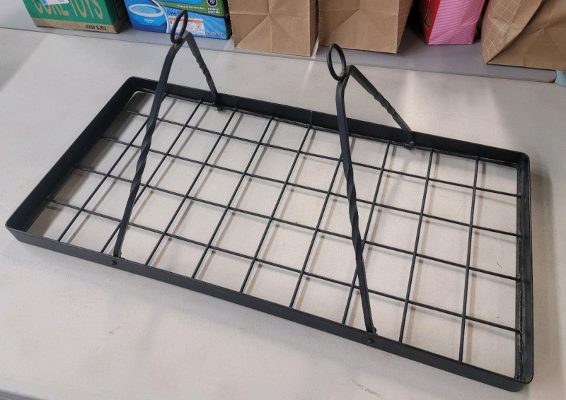Ceiling Mount Pot Rack . Measures 15"&times;30"&times;13.5"