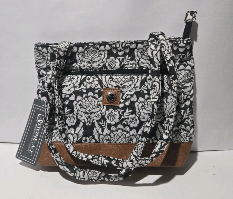 New | SNY Purse White | 10" x 4" x 8"