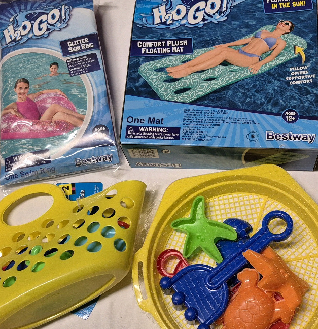 4 New Beach/Pool Toys