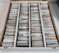 Quad Long Box NHL Hockey GOALIE Trading Card Singles , Full . Various Players , Years & Card Company's . 1500+ Trading Cards