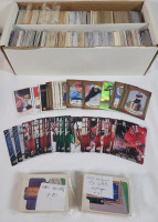 Double Long Box Sport & Non-Sport Trading Card Singles . Hockey , Baseball , Multi-Sport , CCG Cards , Dick Tracy , Desert Storm , Baseball Puzzle . 600+ Trading Cards