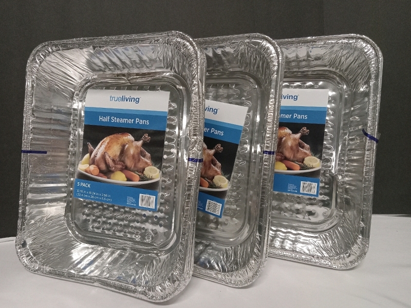 15 New | Half Steamer Pans | 12.76x10.24x2.56" ea.