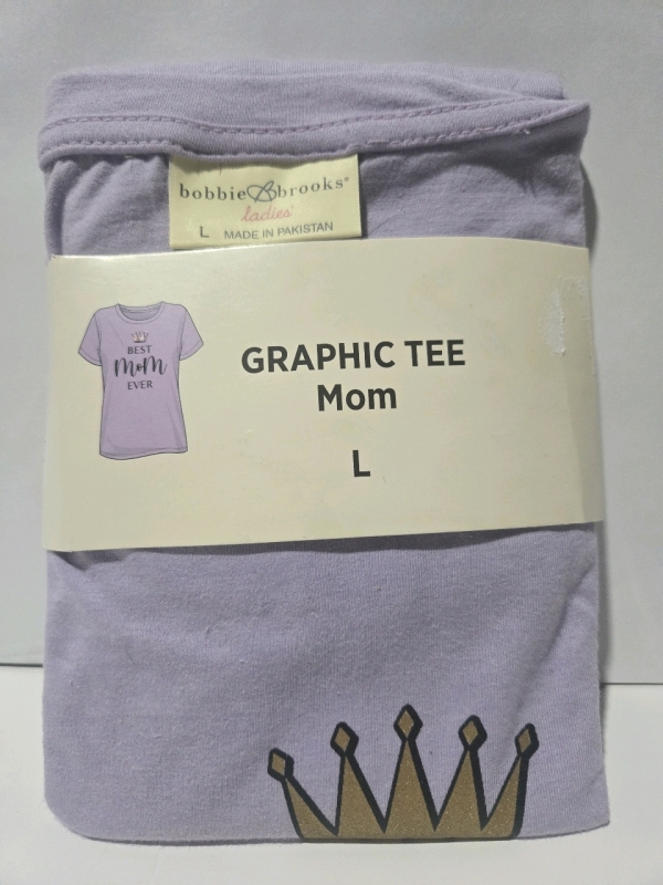New | Size L Women's "Best Grandma Ever" Graphic Tee