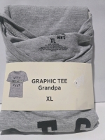 New | Size XL Men's "Best Grandpa Ever" Graphic Tee