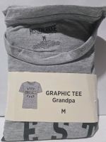 New | Size M Men's "Best Grandpa Ever" Graphic Tee