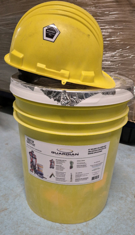 New Guardian Rooftop Safety Kit + A Hard Hat