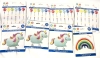 15 New Party Supplies : Backdrops, Walking Unicorn & Rainbow Foil Balloons, Cake Toppers , Table Cover + - 2