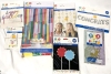 15 New Party Supplies : Backdrops, Walking Unicorn & Rainbow Foil Balloons, Cake Toppers , Table Cover + - 3