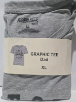 New | Size XL Men's "Best Dad Ever" Graphic Tee